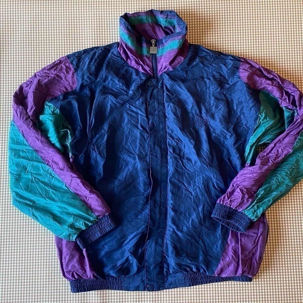 Givenchy silk track jacket vintage. Size medium - Picture 8 of 16
